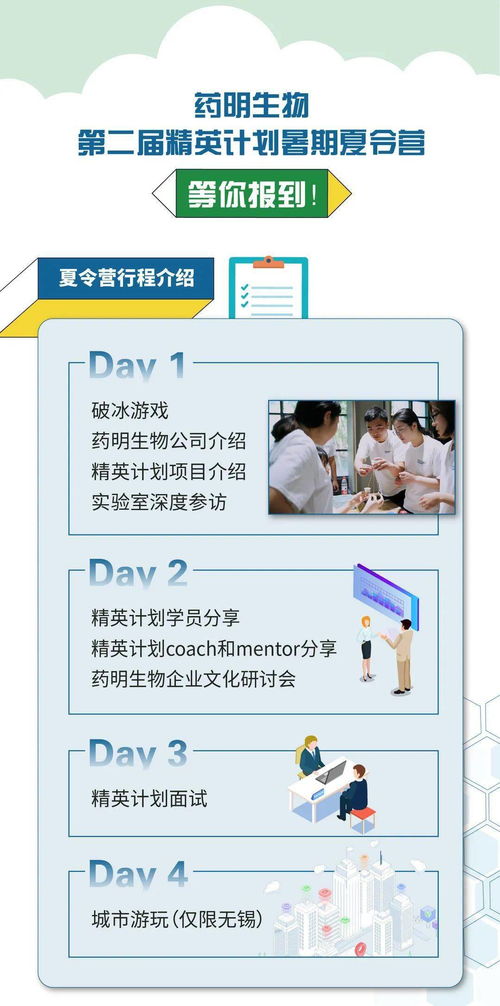 精英齊聚，預見未來 藥明生物精英計劃夏令營啟航